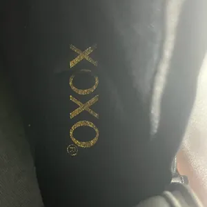 Xoxo Kendal Leather Tall Boot With Gold Heel Accent Zip Women Sz 10m Black New thumbnail 8