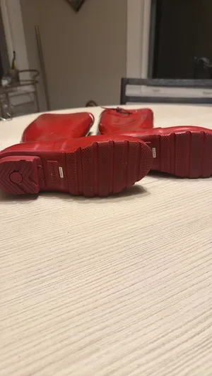 Hunter Rain Boots Tall Red Gloss Original 7 thumbnail 6