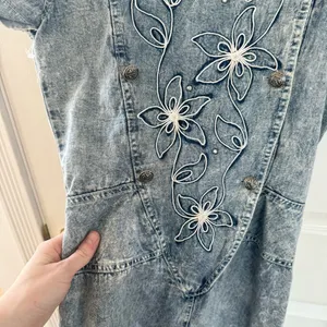 Vintage Rampage Acid Wash denim dress thumbnail 4