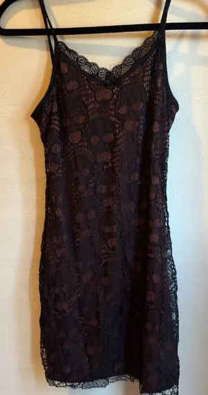Romwe NWT Subtle Skull Lace Dress thumbnail 1