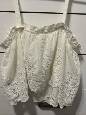 Anthropologie Maeve Eyelet-Border Tank Top thumbnail 3