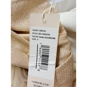Yumi Kim Avery Dress Womens Gold‎ Brocade Strapless Bow Mini S DR-21803/238 thumbnail 3