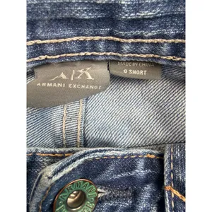 Armani Exchange A|X Vintage Y2K Low Rise Bootcut Jeans Blue 0 Short Womens thumbnail 5