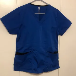 Dagacci Natural Stretch Women’s Size Large Blue Color Scrub Top thumbnail 1