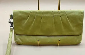 Hobo A Very Beautiful Yellow Leather Clutch Wristlet Handag thumbnail 1