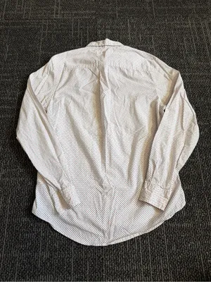 Tommy Hilfiger Long Sleeve Button Down Shirt White Patterned Print Womens Size S thumbnail 7