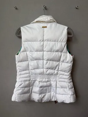 Lilly Pulitzer Floral-Lined down/feather filled White Quilted Vest thumbnail 5