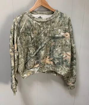 Kacey Musgraves Camo Deeper Well World Tour Crewneck Sweatshirt Medium thumbnail 1
