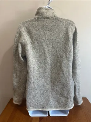 Patagonia Gray 1/4 Zip Better Sweater Pullover thumbnail 7