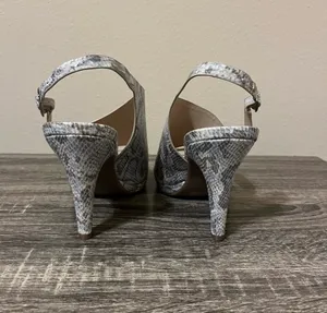Andrew Geller Snakeskin Heels 10 thumbnail 5