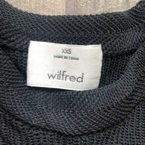 Wilfred black high slit tank top thumbnail 3