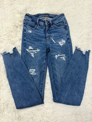American Eagle Outfitters Hi-Rise Jegging with Raw Hem thumbnail 3