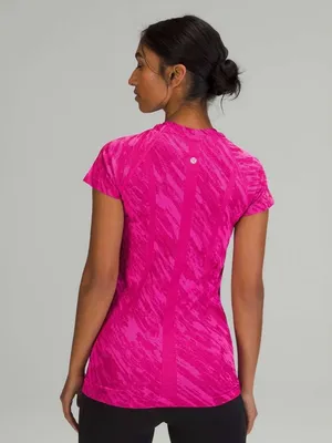 Lululemon Swiftly Tech Short Sleeve 2.0 Pink Yoga Pilates Outdoor Gym Training 4 thumbnail 2