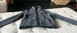 Lululemon It’s Fleecing Cold Full Zip Sweater Jacket Womens Size 6 thumbnail 1