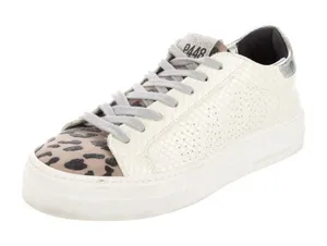 P448 Thea Python Roccia White Leather Platform‎ Sneakers thumbnail 1