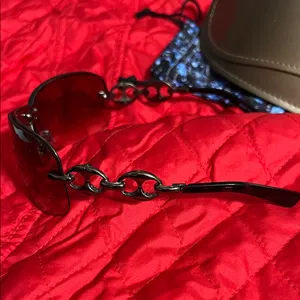 Gucci Black Sunglasses with Gold Case thumbnail 3