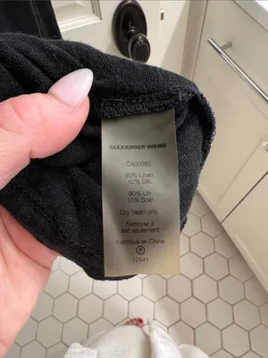 Alexander Wang linen tank top Black Size XS thumbnail 7