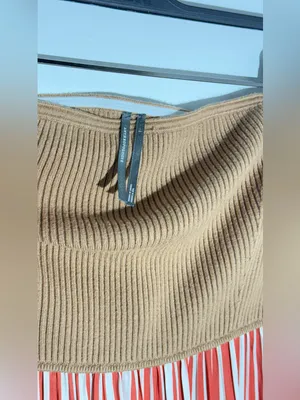 NWOT Anthropologie Red and Cream Striped Maxi Dress thumbnail 8
