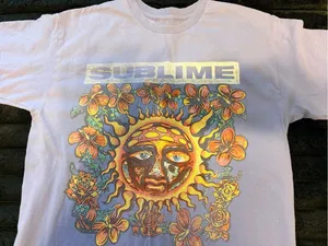 Vintage Sublime Lavender Sun Graphic Tee thumbnail 3