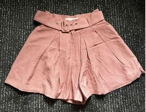 REVOLVE keepsake Womens shorts Blush color built in belt NWOT Size Small thumbnail 1