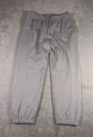 Daily Practice by Anthropologie Gray Shimmer Fleece Jogger Sweatpants Size M thumbnail 1