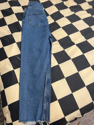 High Waisted Ripped Rigid Z1975 Mom Jeans thumbnail 12