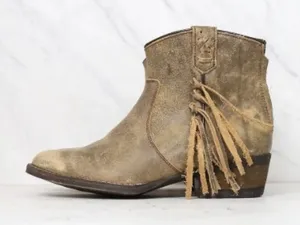 Very Volatile‎ Lookout Fringe Leather Ankle Boots Size 7.5 thumbnail 1
