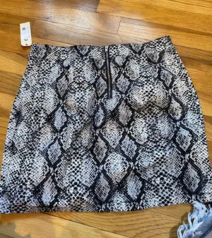 Garage snakeskin skirt thumbnail 2