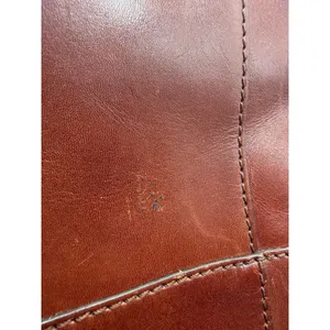 Etienne‎ Aigner Satchel Bag Womens Small Brown Leather Top Handle Logo Purse thumbnail 5