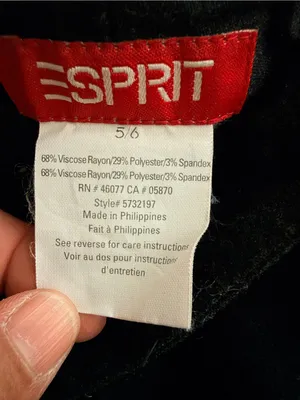 Esprit Black Straight-Leg Dress Trousers thumbnail 4
