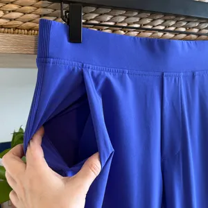 Athleta Brooklyn Ankle High-Rise Blue Casual Activewear Pull On Pant, 6 thumbnail 4
