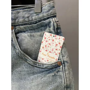 Free People Taliesin Cutoff Denim Short Mid Blue Womens Size 24 thumbnail 7