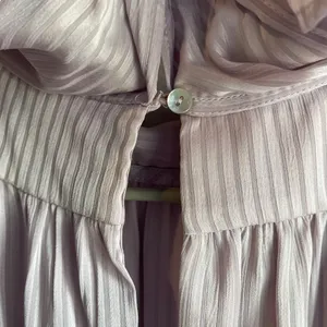 ENTRO Knee-Length Mock Neck Lavender Dress - Large - NWT thumbnail 8