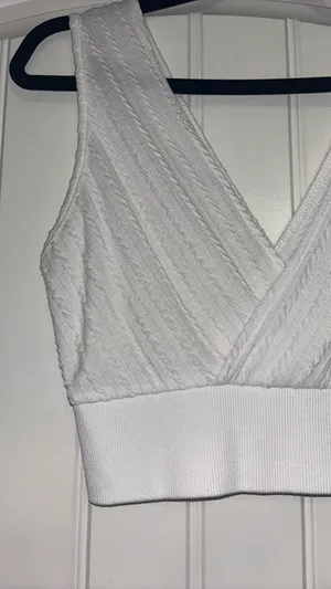 White Knit Tank thumbnail 2