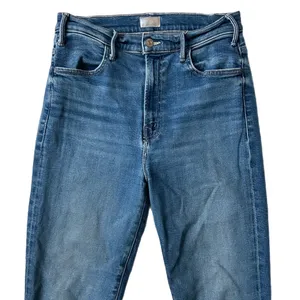 Mother The Hustler Ankle Fray High Rise Flare Jean Grasping At Straws Size 29 thumbnail 3