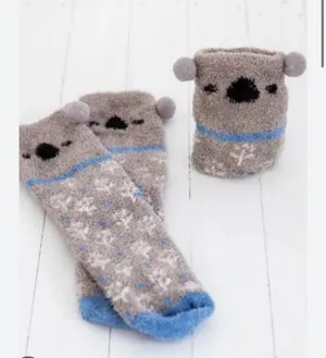 Natural Life 1 Pair Of Fuzzy Koala Socks, Never Worn thumbnail 2