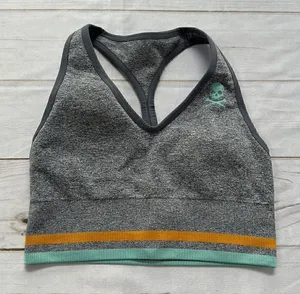 Soul by Soulcycle Seamless Split Racerback Woman's Crop Top Sports Bra Size M thumbnail 1