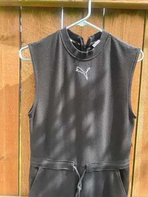 Puma Black Wide Leg Jumpsuit Size XS thumbnail 4