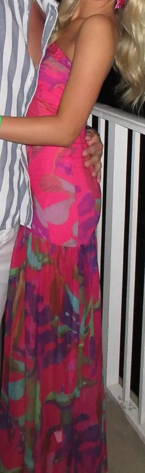 Floral Assymetrical Maxi Dress Multi thumbnail 2