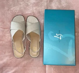 Life Stride oatmeal heeled sandals thumbnail 1