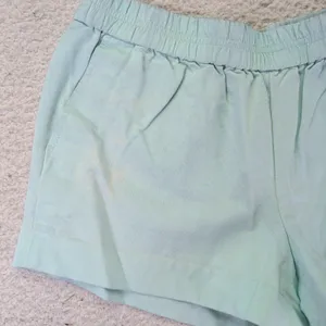 J.Crew Mint‎ Green 100% Cotton Elastic Waist Shorts Style 01850 Womens Medium thumbnail 6