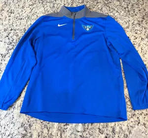 Dallas Wings WNBA Blue and Gray Quarter Zip thumbnail 1
