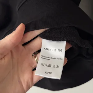Anine Bing XS Kenny Sweatshirt Panther in Vintage Black thumbnail 7