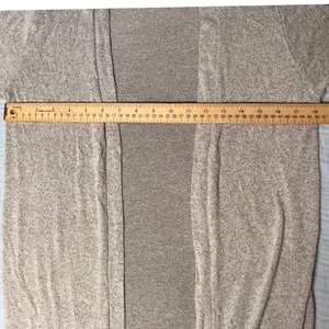 Womens Gray Knit Cardigan Open Front Long‎ Sleeve Casual Lightweight thumbnail 4