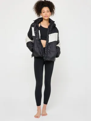 SPIRITUAL GANGSTER NWT Women’s Aero Puffer Jacket Black, Medium ($248) thumbnail 11