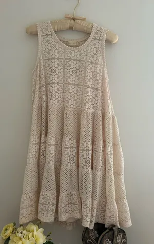 Altar’d State Sleeveless Lace Mini Dress thumbnail 1