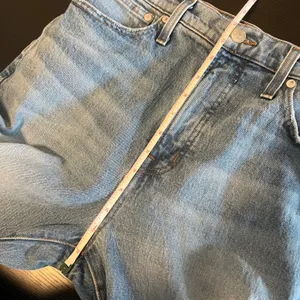 Madewell The Perfect Vintage Wide-Leg Crop Jean Blue Raw Hem Women's 29 thumbnail 10