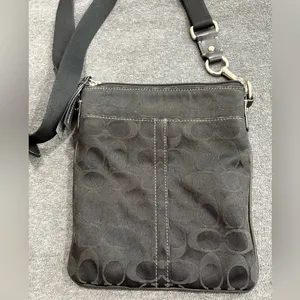 Coach Black Signature Crossbody Bag thumbnail 7