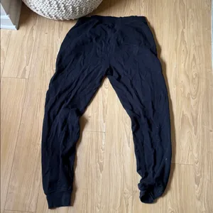 ATM Anthony Thomas Melillo Black Slim Jogger Sweatpants thumbnail 3