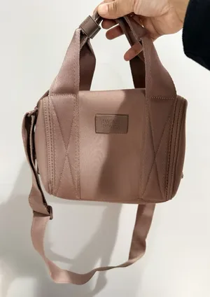 Dagne Dover Small Landon Carryall Duffle Bag in Dune 8x7" 1‎ thumbnail 1